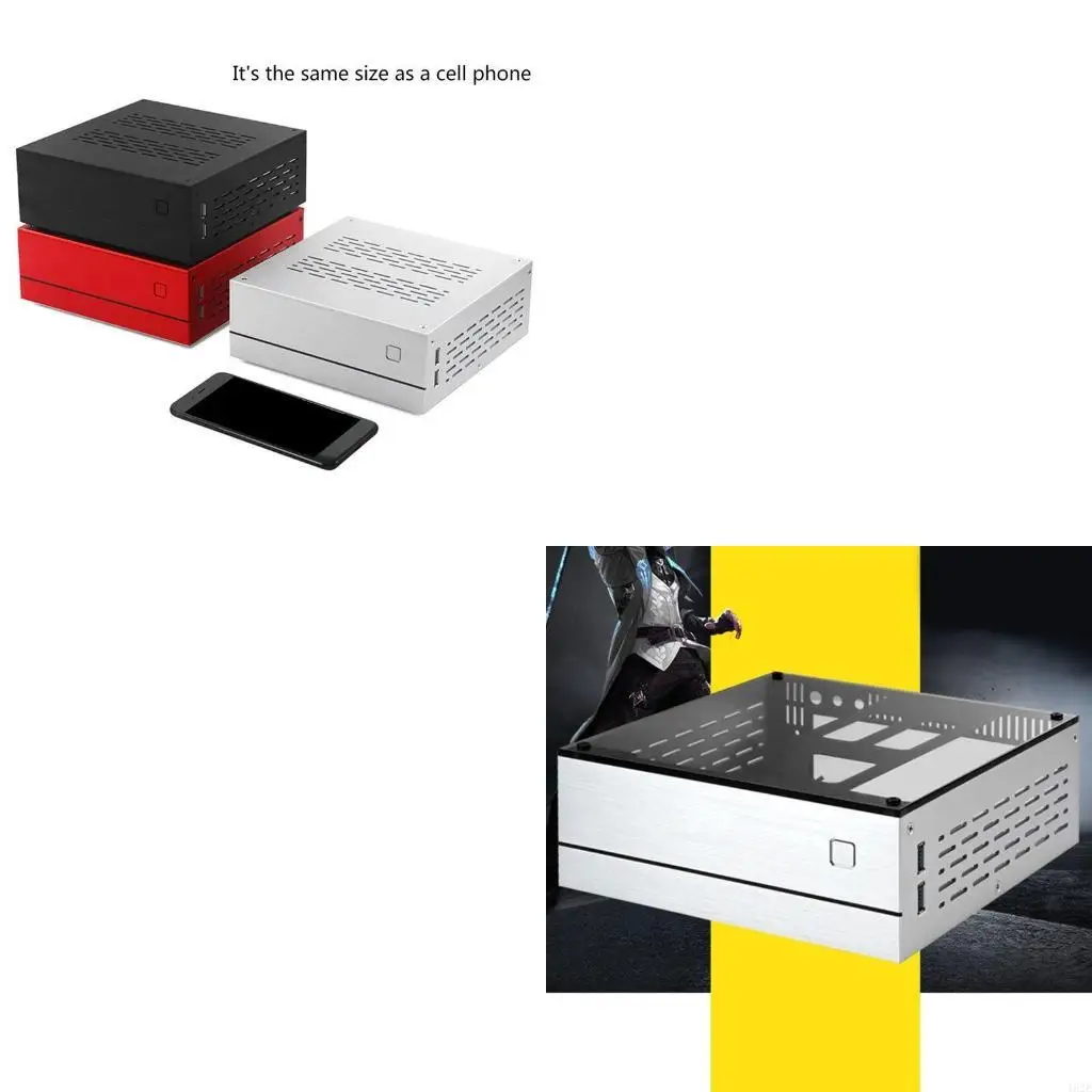 462E B01 Mini ITX Computer for Case Chassis Aluminum/Glass Briefcase Desktop Enclo