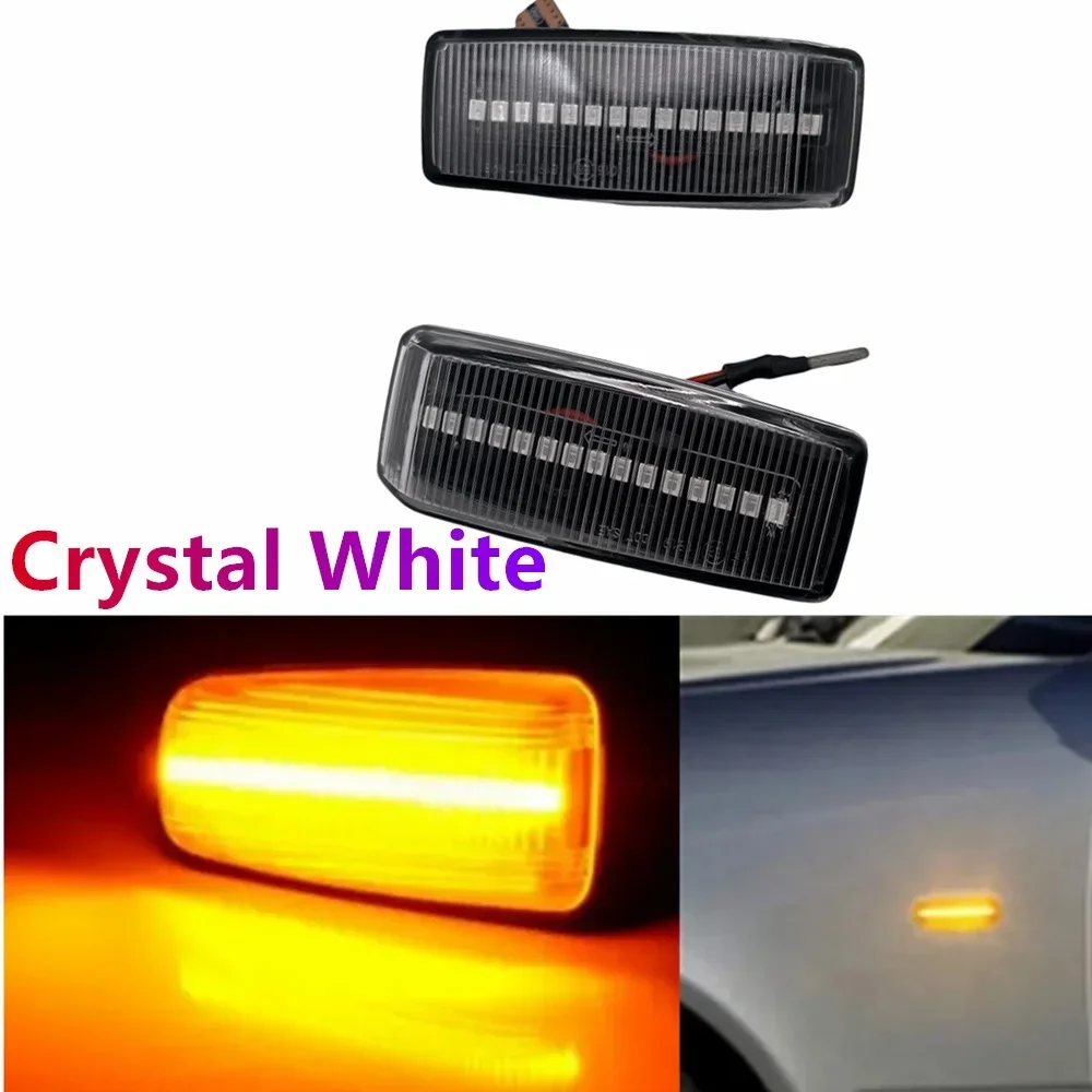 New For Mercedes For Benz C E S SL CLASS W201 190 W202 W124 W140 R129 LED Dynamic Turn Signal Side Marker Light Car Accessories