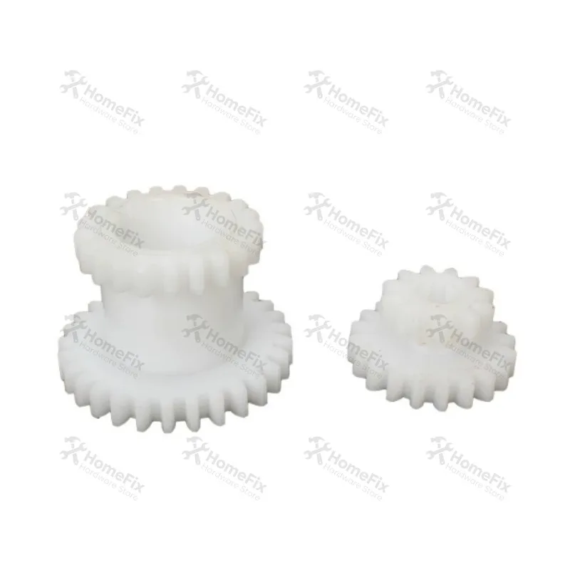 2PCS Plastic Double Gear Set Replacement Parts for Mini Bench Lathe Machine Accessories
