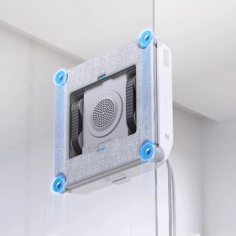 

Новый умный робот ECOVACS WINBOT MINI2 для мытья окон, робот-пылесос для стекол с силой всасывания 8000 Па, 100-240 В