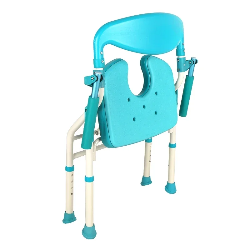 Bath chair Shower chair Pregnant women thickened double non-slip folding bath stool