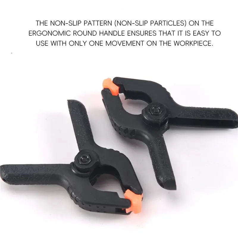 AC23-24X Spring Clamps, Plastic Glue Clamps For Universal Use In The Home, Workshop, Photography Or Model Making