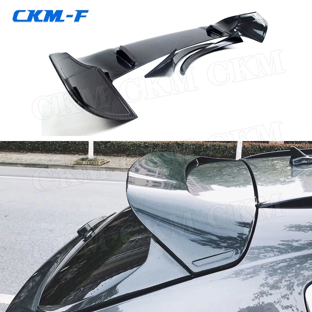 

Carbon Fiber Rear Roof Spoiler Side Knife Wings Fit For Maserati Levante 2016 2017 2018 2019 M Style Trim Aprons Winglet