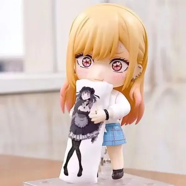 Neue My Dress-Up Darling Kitagawa Marin Cartoon-Charakter Chibi Figur mit Austauschbarem Gesicht, Niedliches Mädchenmodell, Schreibtischdekoration – Detail 2