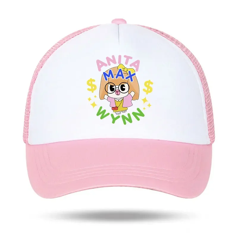 Anita Max Wynn gorra de camionero de espuma, gorra Snapback de malla bonita a la moda, gorra de pescador de playa para el sol diario para niño y