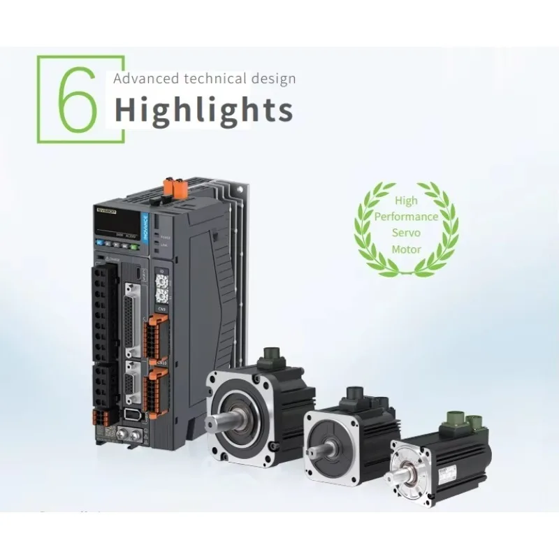 

Inovance MS1 Series Servo Motor High-precision Positioning IP67 Rated 1.0KW Output Power MS1H4-10C30CB-T334R for High-speed