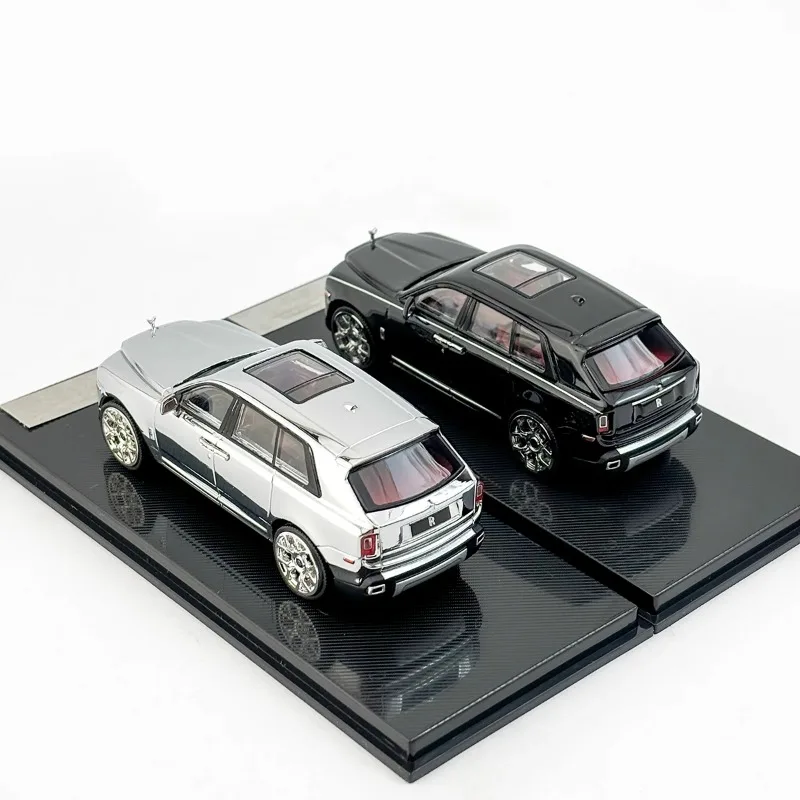 재고 1:64 롤스로이스 컬리넌 다이캐스트 합금 자동차 모델, 소년 장난감, 어린이 축제 선물, 성인 장식.