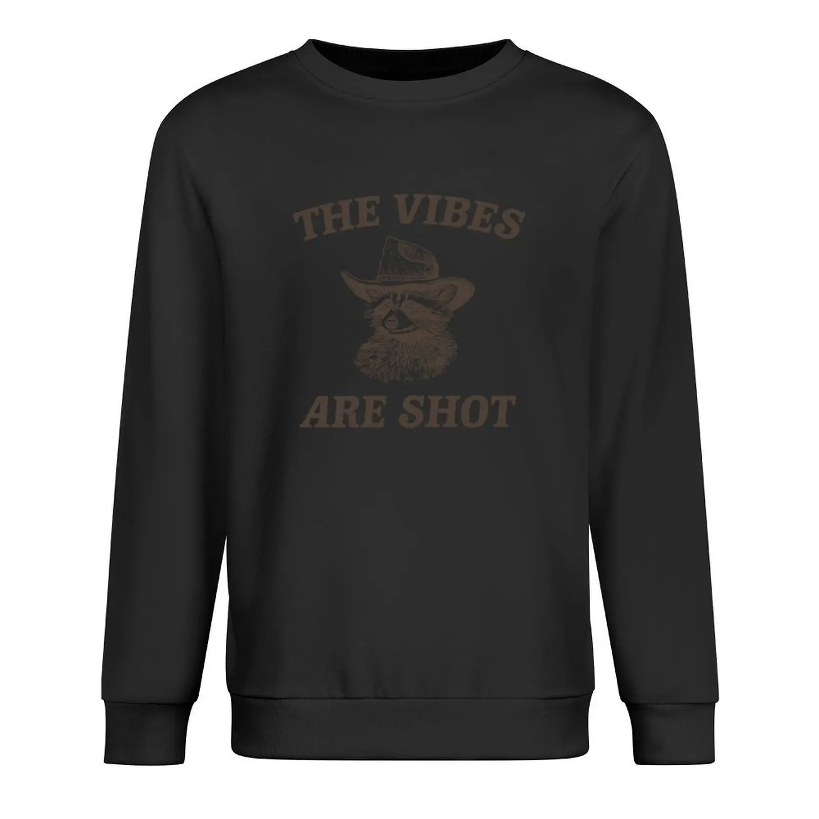 

the vibes are shot shirt, raccoon weird meme shirt, trash panda Pullover anime clothes hooded sweatshirts