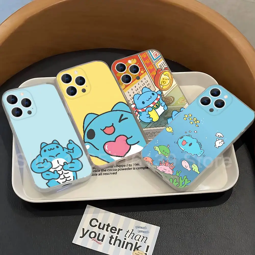 

Cute Funny Cat C-Capoo Phone Case For iPhone 17,16,15,14,13,12,11 Pro,Max,Plus,X,XS,XR,SE4,E Mini Transparent Soft Cover