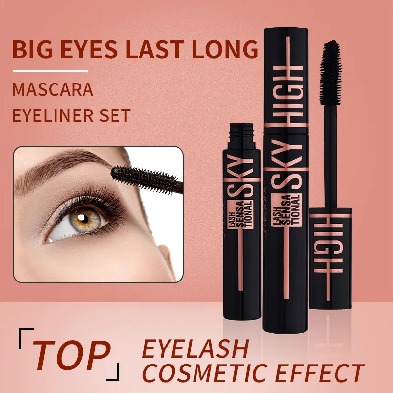 24 Stück Seiden faser Wimpern verlängerung Verdickung weichere vollere Wimpern verlängerungen lang anhaltende wisch feste Wimpern Mascara