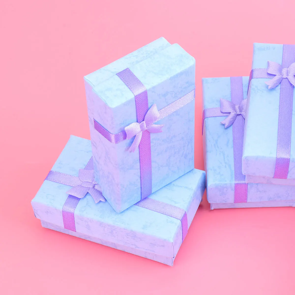 

16 шт., шкатулка для драгоценностей, бумажная витрина для ожерелья, серег, браслета, подарочная упаковка, органайзер для хранения, день рождения, Рождество, свадьба