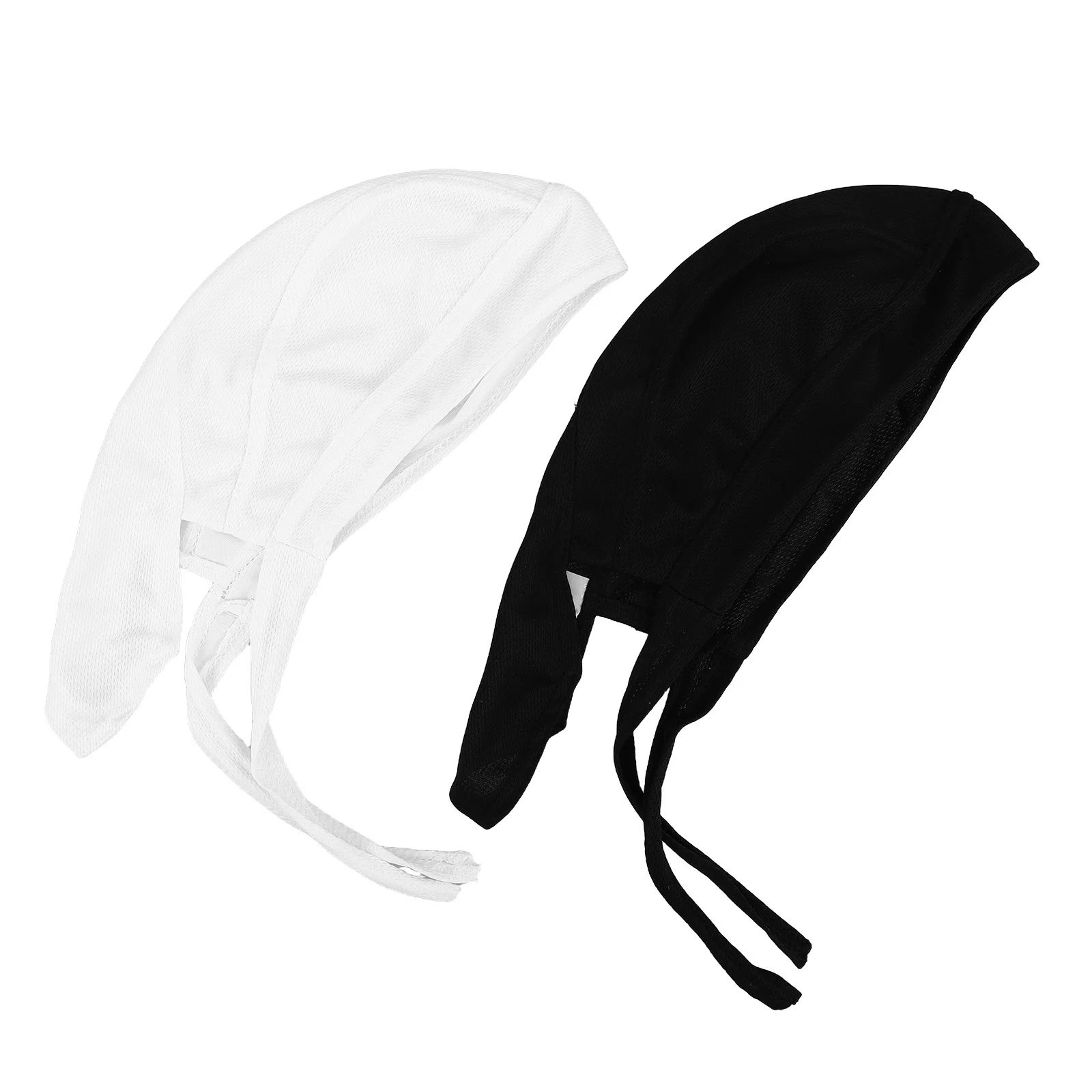 

2Pcs Breathable Mesh Pirate Hat Long Tail Cap Stylish Headwrap for Cycling Liner Outdoor Sports Pirate Hat