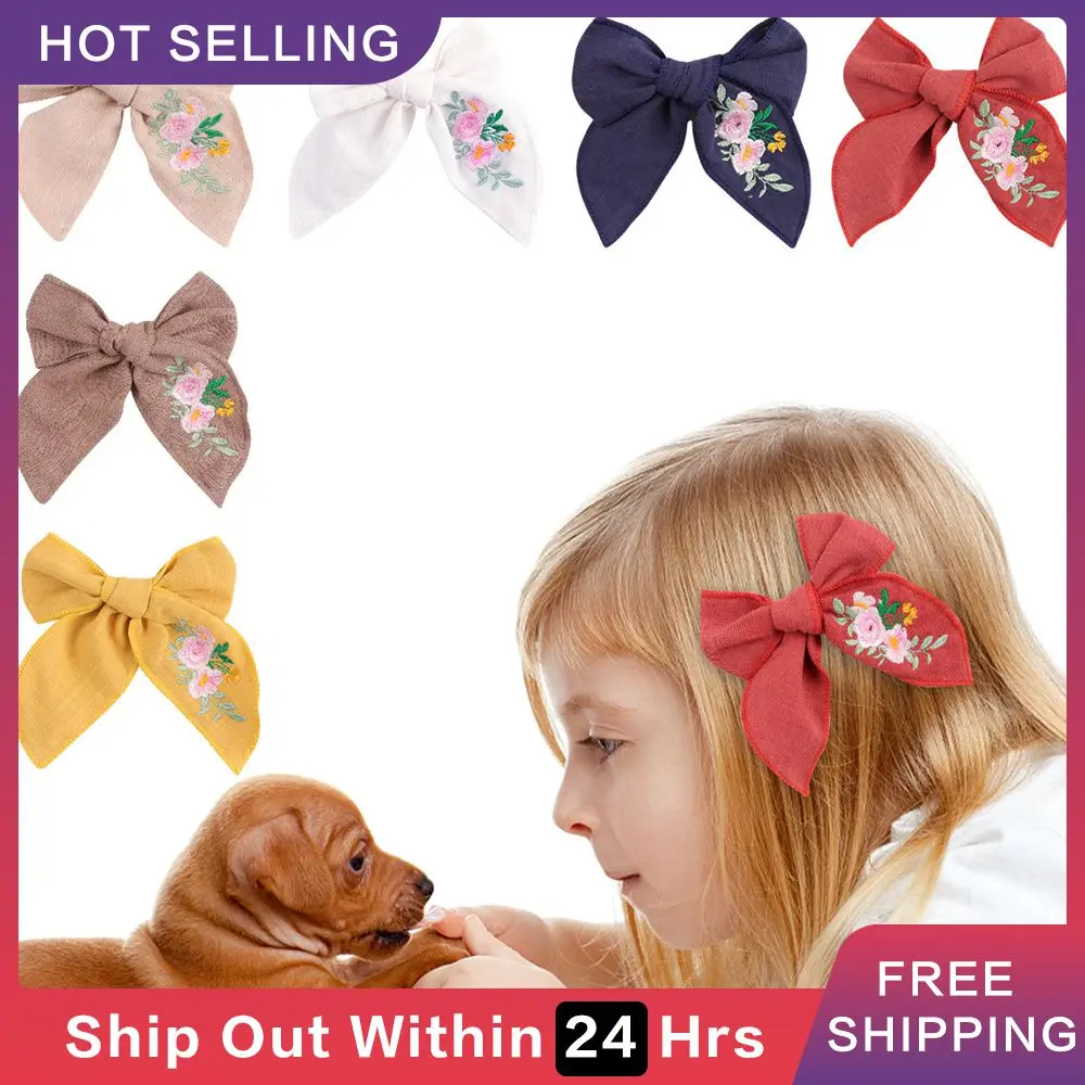 Cute Headdress Bow Exquisite Craftsmanship Girl's Hairpin Hairpin/side Clip Solid Color Hairpin Fashion The Perfect Gift Hairpin