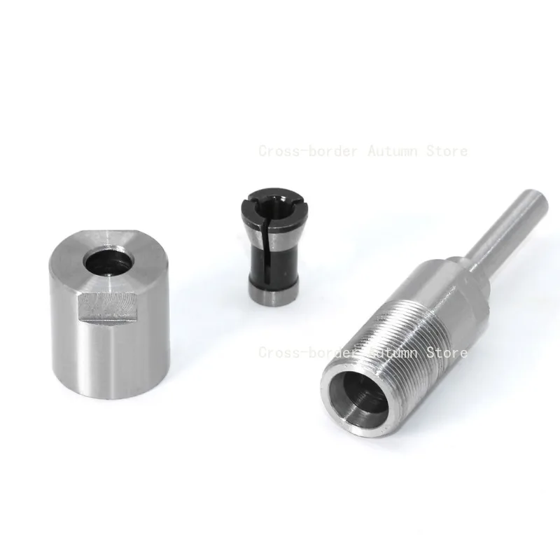 Engraving machine 1/4 handle 8/12 handle 1/2 handle, trimming machine extension rod, converter engraving accessories