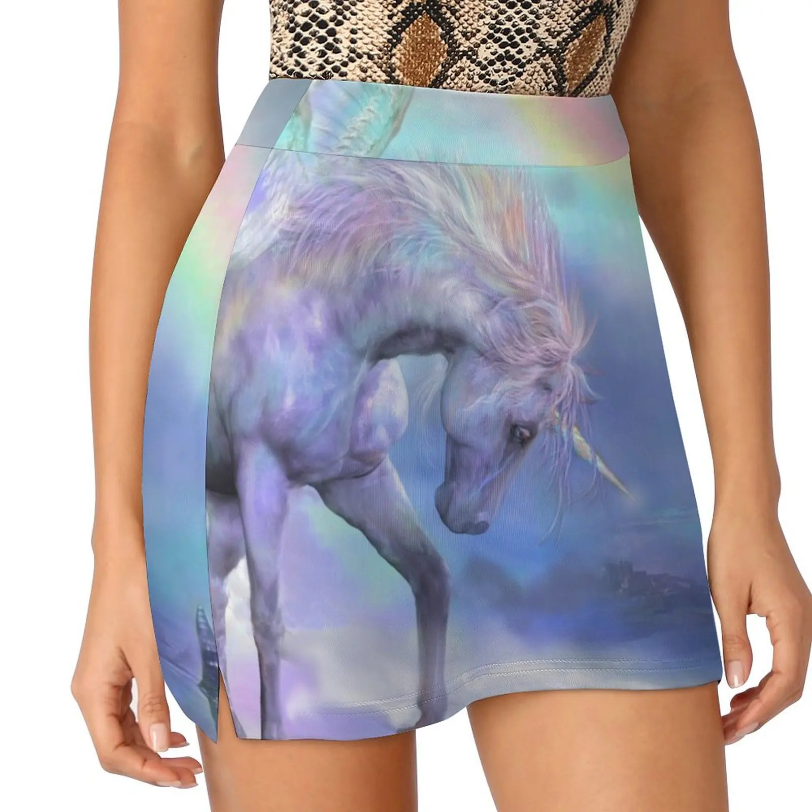 Unicorn Of The Rainbow Mini Skirt Dresses 90s vintage clothes