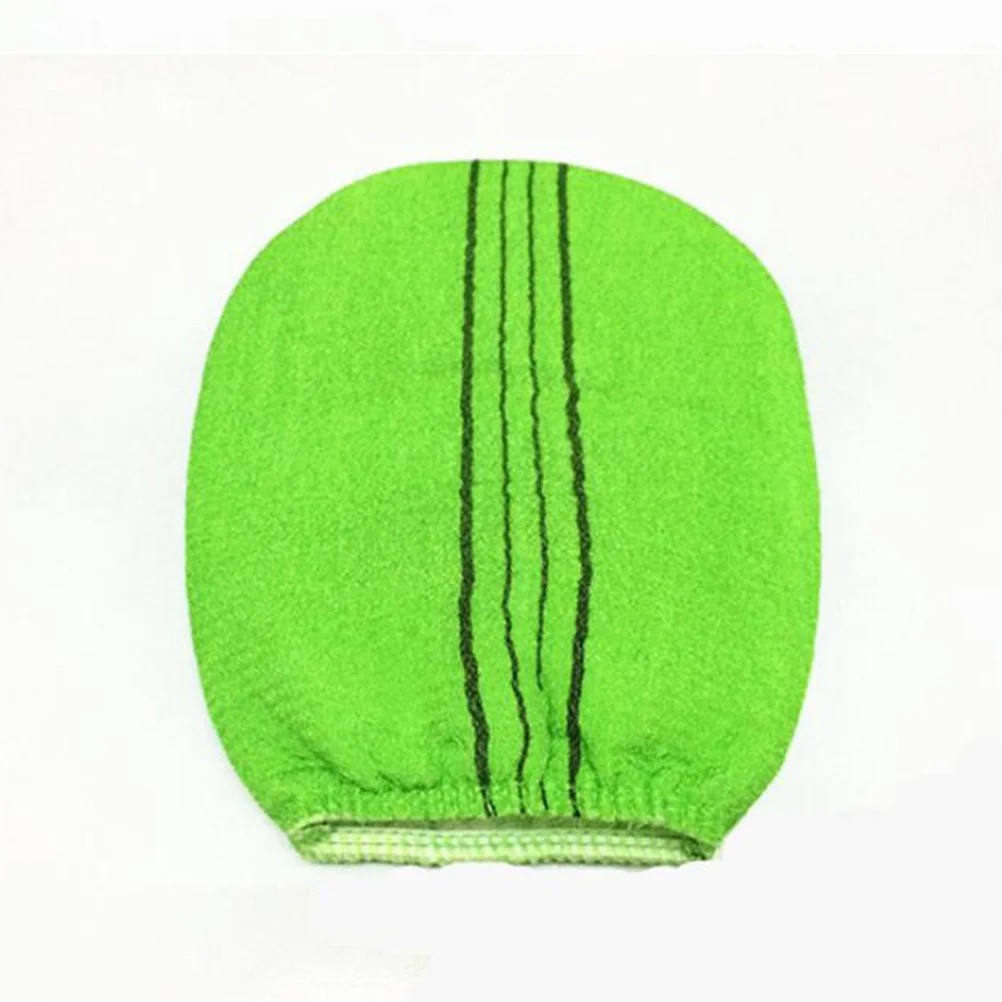 2 قطعة قفازات التقشير قفازات الاستحمام مع إزالة التلوث القوي سطح محكم رغوة غنية التخزين للصابون أو جل الاستحمام