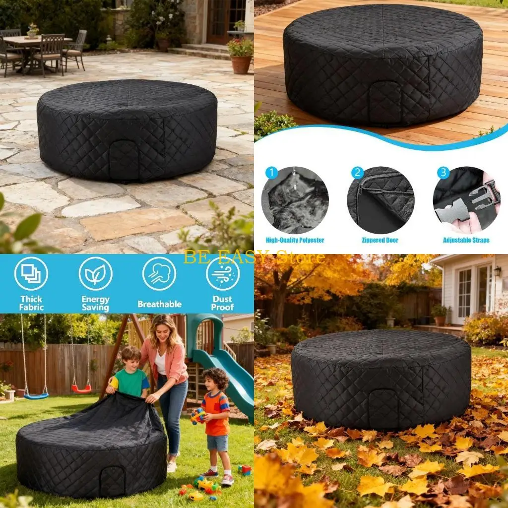 E28F Lightweight Easy to Use Insulation  for Inflatable Hot Tubs Winter  Waterproof  Resistant Oxford Fabric