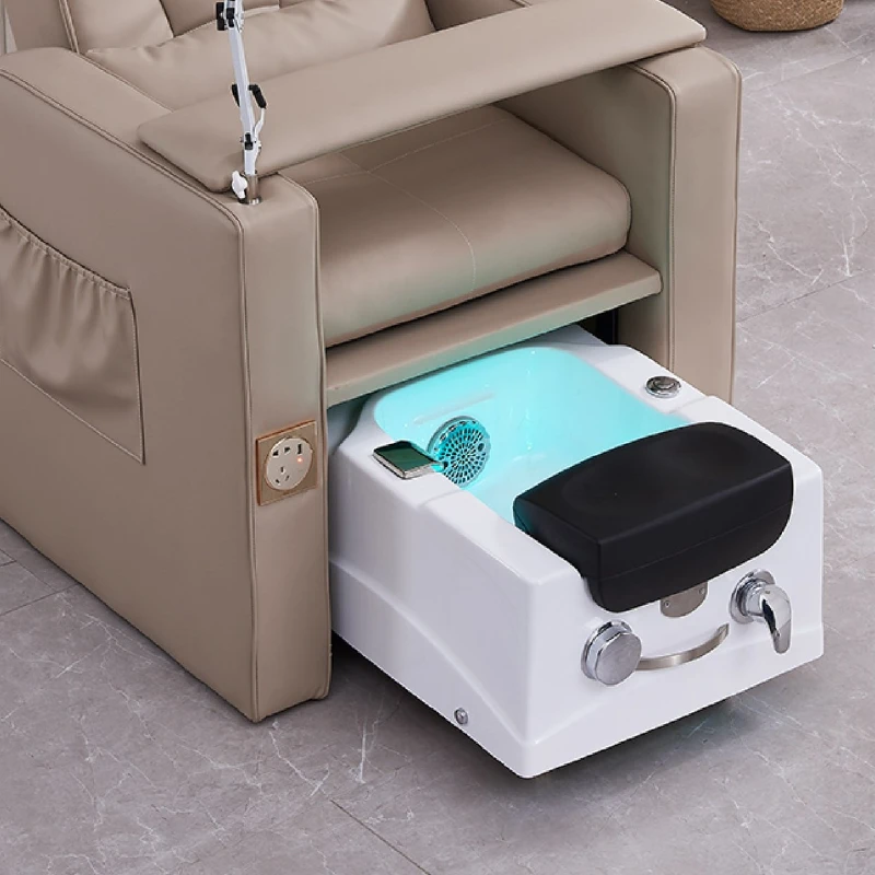 Silla de pedicura cómoda y ajustable, sillón de fisioterapia especial para terapia de uñas y pedicura, sillón reclinable para cara, muebles podológicos CC