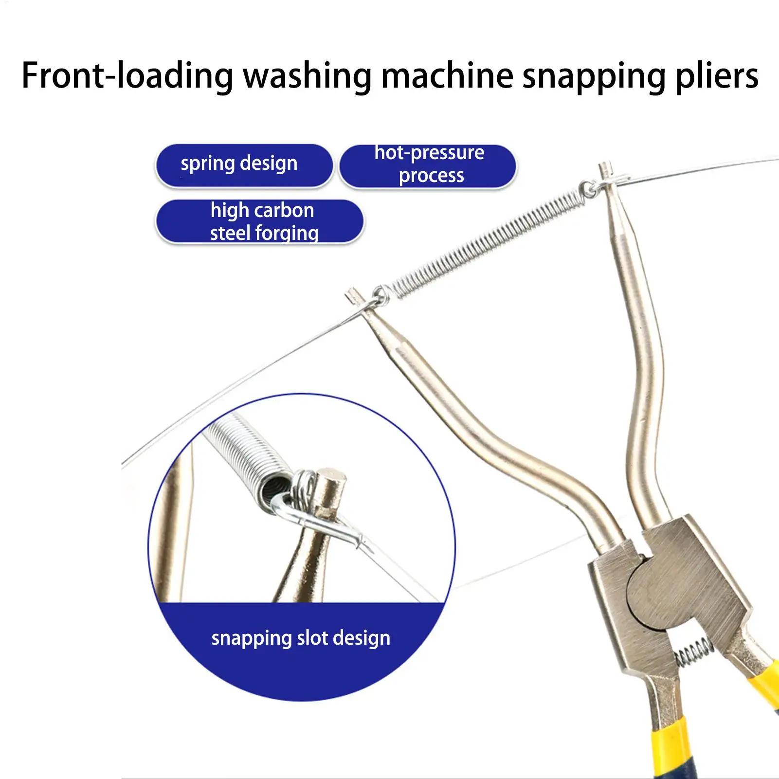 Picture 7: Spring Removal Tool Heavy-duty Removal Metal Replacement Clamp Washer Spring Expansion Tool for Laundry Machine Appliance