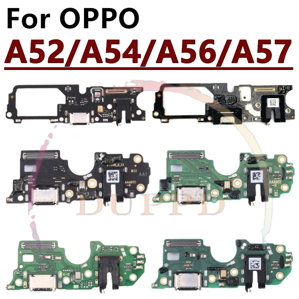 Original For OPPO A52 A54 A54s A56 A56s A57 A57s 5G A58X Fast Charging Type-C USB Connector Board Dock Flex Cab