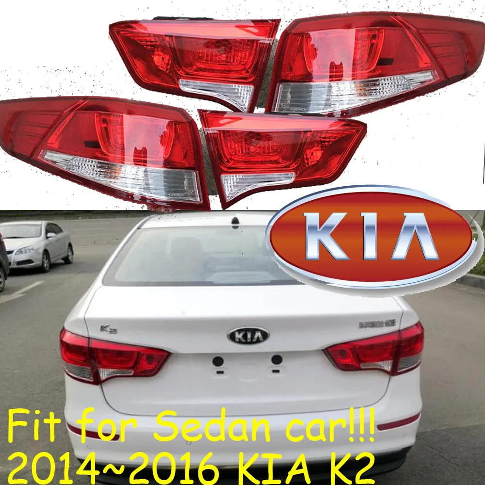 Sedan car use,KlA K2 taillight,Halogen,2014~2016year,Free ship!SportageR,soul,spectora,k 5,sorento,kx5,ceed,K2 rear lamp;k 2,Rio