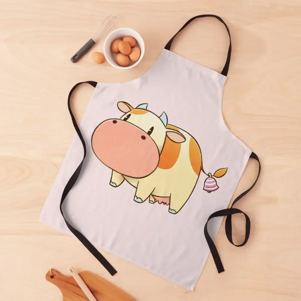 Cow From Story of Seasons Friends of Mineral Town Apron Men'ss Goods For Home And Kitchen Kitchen Man Costume Waiter Apron