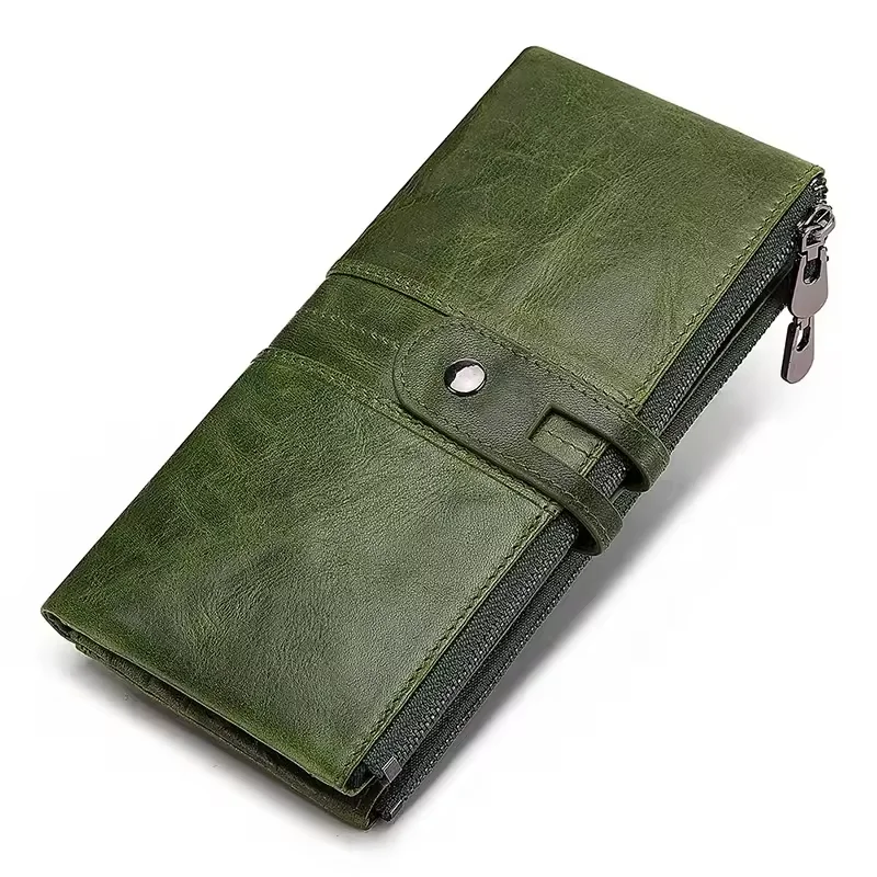 MACHOSSY Frauen Geldbörsen Aus Echtem Leder Damen Lange Kupplung Brieftasche Leder Karte Halter Klassische Weibliche Geldbörse Marke Brieftasche Für Frauen