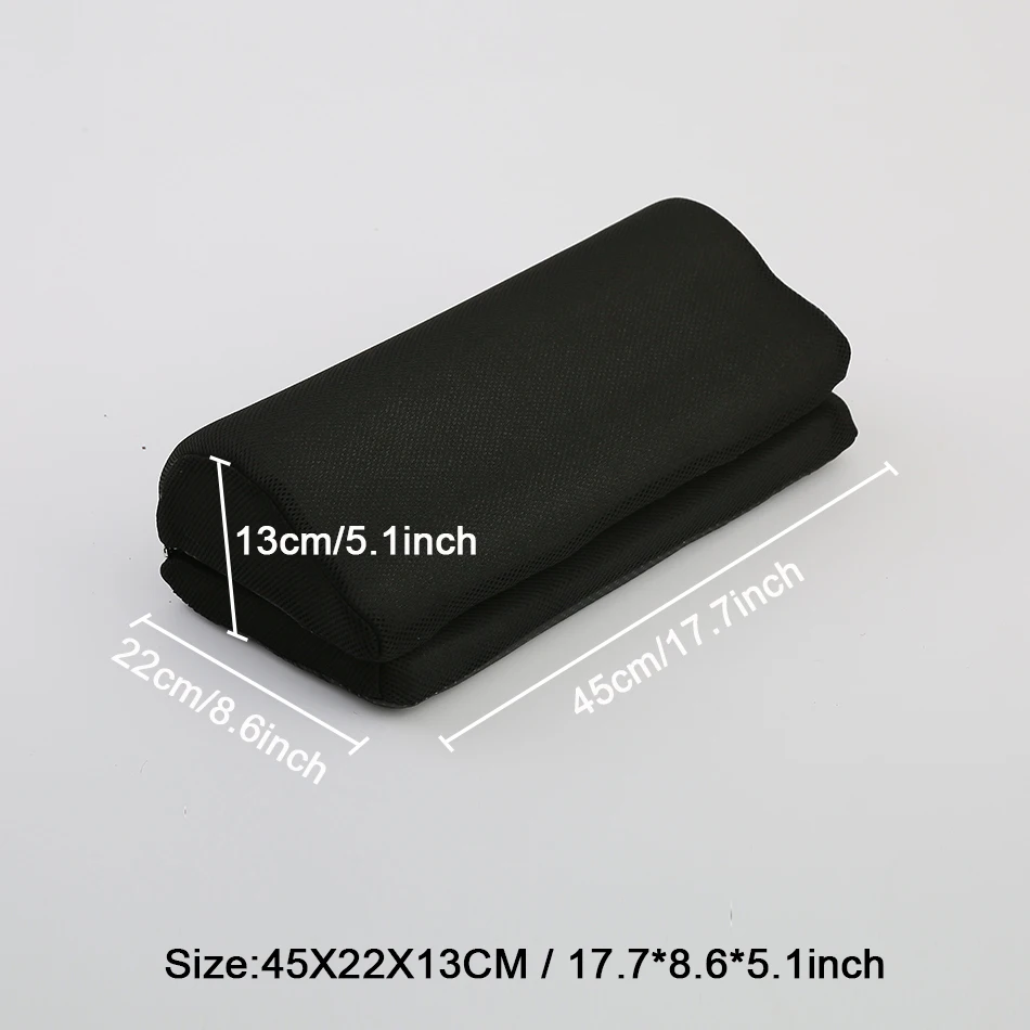 Foot Pillow Mesh Double Layer Cloud Footstool Relieves Foot Pressure Soft Home Office Footrest Pillow