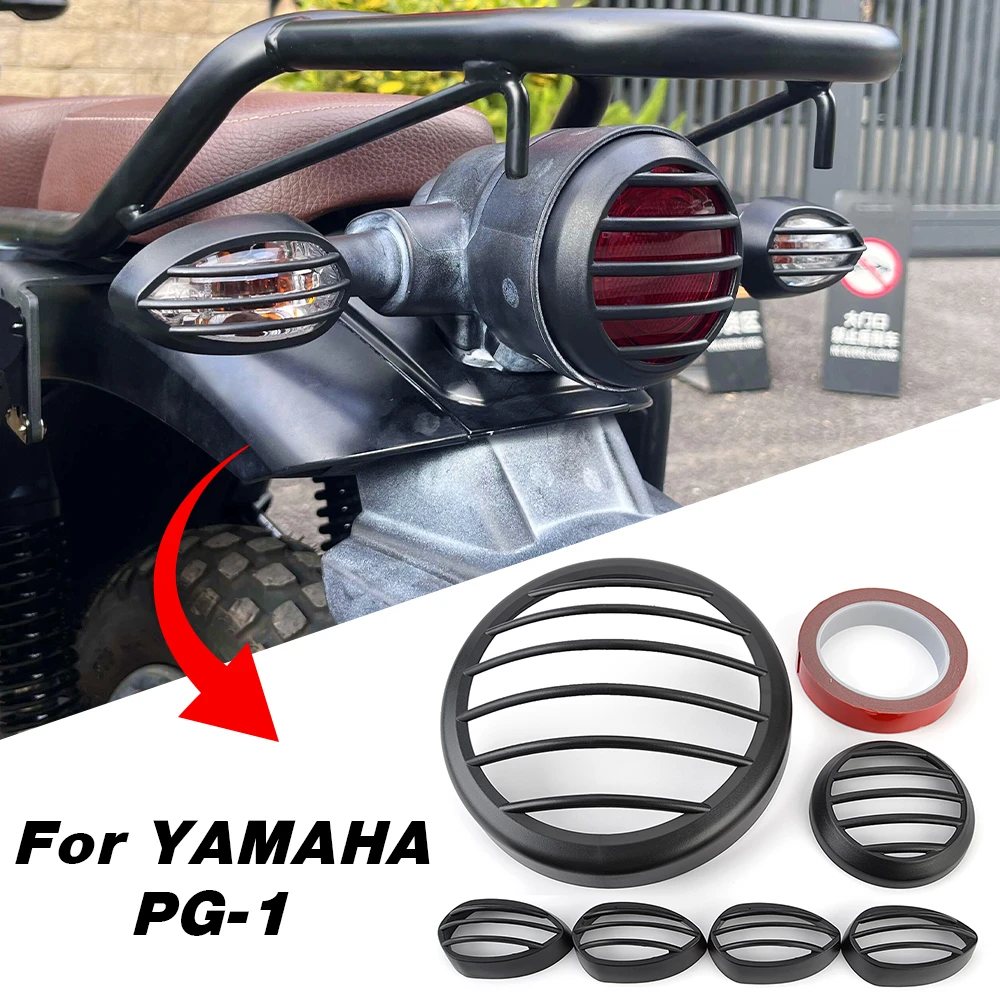

For Yamaha PG-1 2023-2024 Motorcycle Accessories Headlight Taillight Turn Signal Cover Guard Protector Grill Grille Protection