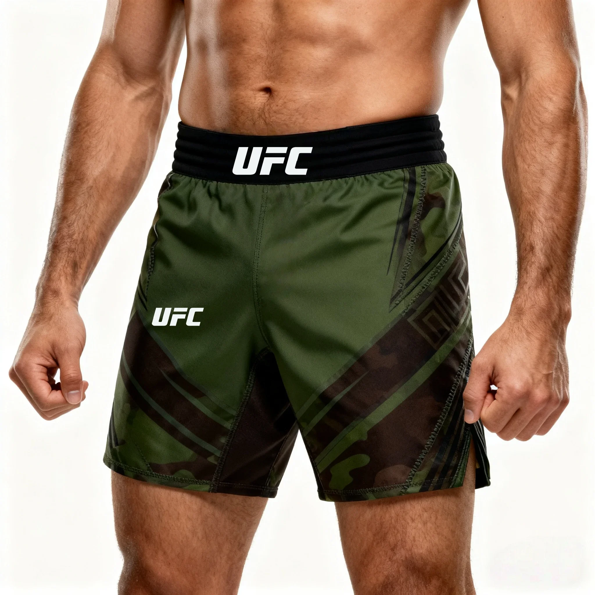 25/26 صيف جديد رائجة البيع UFC الملاكمة التدريب السراويل للرجال والنساء فضفاضة تنفس التجفيف السريع مريحة الرياضة القتال #2