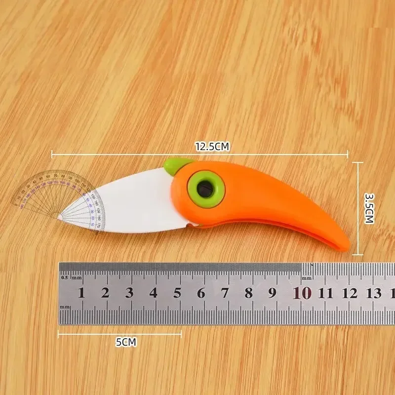 Fold Cut Slice Picnic Lunch Bird Mini Fruit Cutlery Cutter Bag Vegetable Kitchen Blade Ceramic Pocket Pare Peel Peeler Box Knife