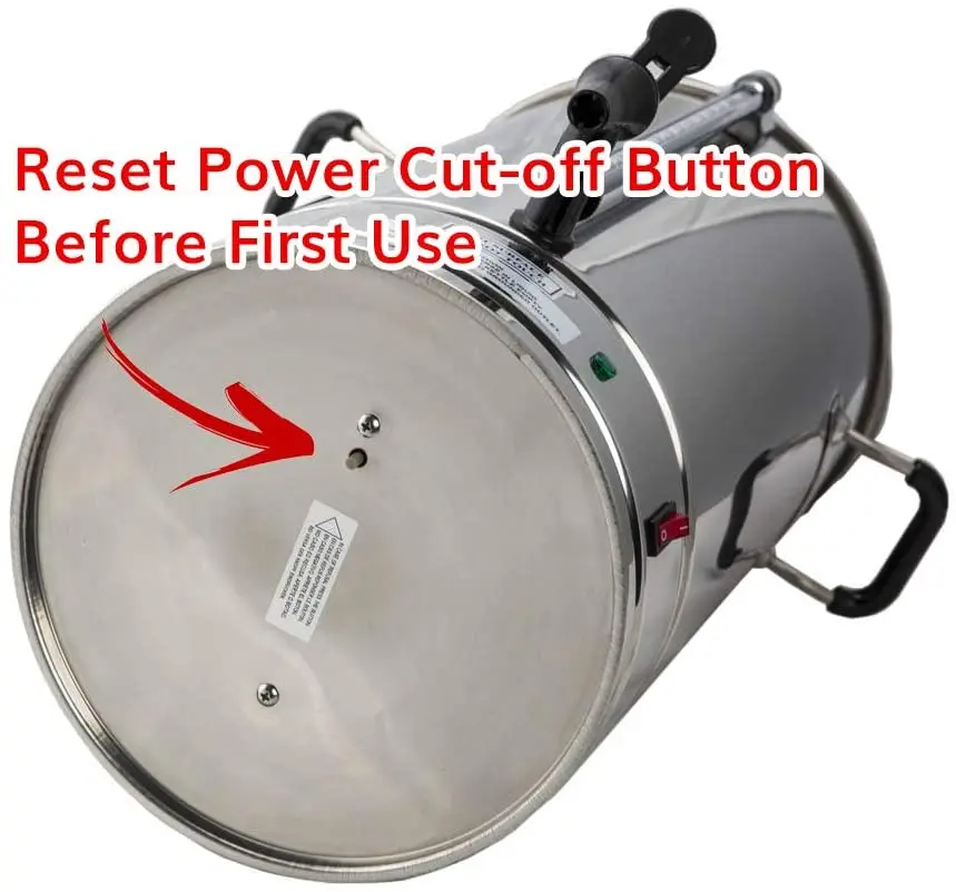 CP15 Commercial Grade 15-Liters Stainless Steel Electric Coffee Maker Hot Water Urn for Hotel Catering US Plug Type
