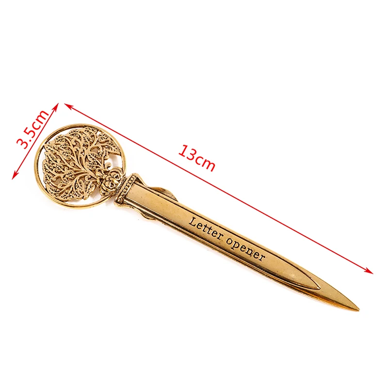 Metal Retro Utility Knife Mini Portable Paper Cutter Letter Envelope Opener Express Box Knife Box Cutter Knife Students Supplies