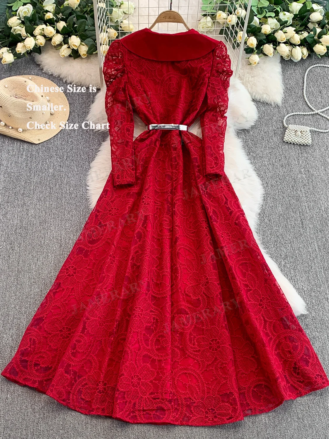 Rhainstone Kristal Herfst Borduren Formele Avondjurken Vrouwen Lange Mouw Maxi Kanten Jurk Party Gehaakte Hol Vestidos