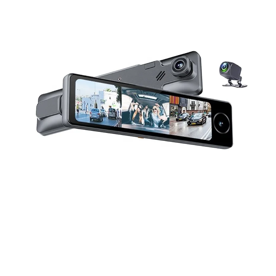 4G Car DVR Video Recorder 3CH ADAS Android 8.1 Rear View Mirror 1080P Special Bracket Auto 11