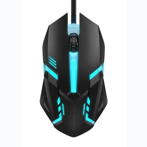 RGB Backlit Gaming Optical USB Wired Mouse 3-Keys Ergonomic Design…