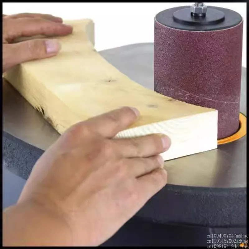 14 inch sand column machine shaft sand sleeve rubber roller sandpaper cylinder rust removal edging