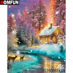 HOMFUN Full Drill Diamond Painting