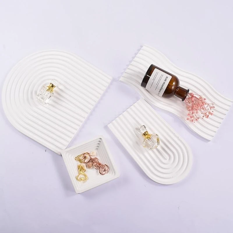  Resin Jewelry Box Mold Coasters Resin Mold Silicone Tray Mold Arch Plaster Mold