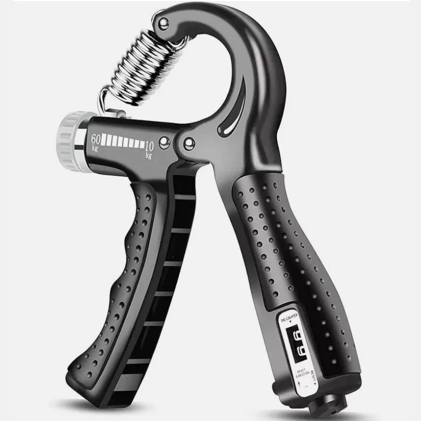 Grip Trainer Kit 5-60kg Adjustable Hand Gripper,Finger/Hand Strength Exercisers,Stress Ball,Forearm Ring for Muscle Build Relax Fitness