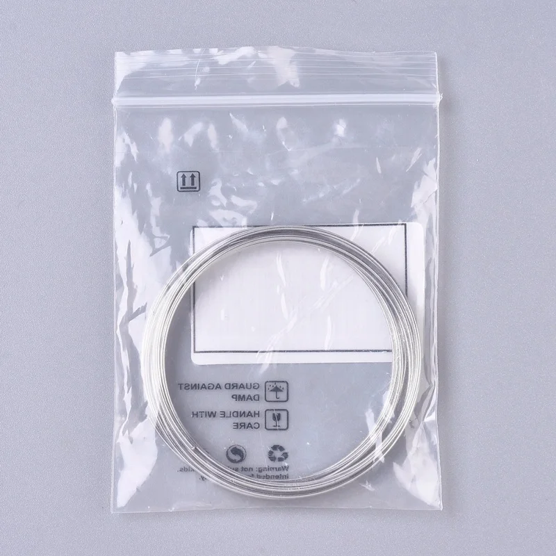 Ensemble de bracelets en fil à mémoire de forme en acier, sans dégrad, fil de 5.5cm, calibre 18, 1.0mm, environ 10 cercles