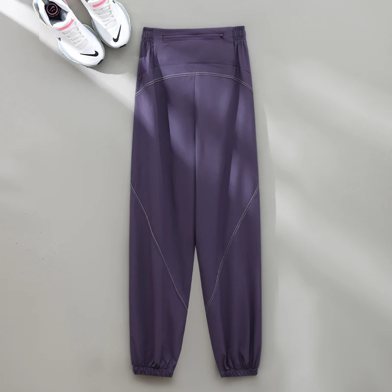 PHIGEER Women's Pants Loose Fit Jogger Pants Back Pocket Stretch Quick Dry Gym Workout Running Yoga Women Sportswear Tennis Wear