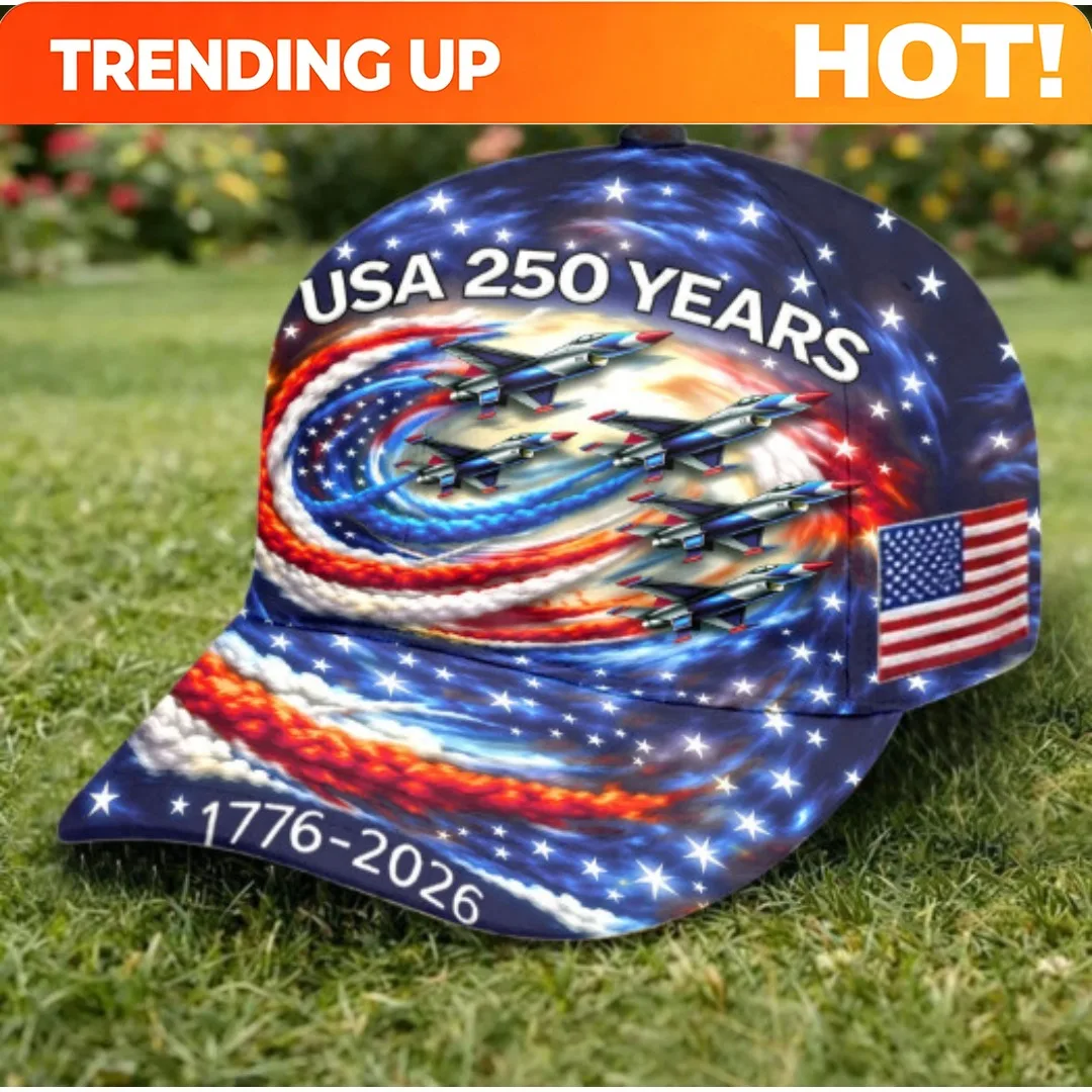 250th Anniversary Print Baseball Cap, Adjustable Unisex Sun Hat for Daily Wear & Independence Day, Casual Versatile Headwear