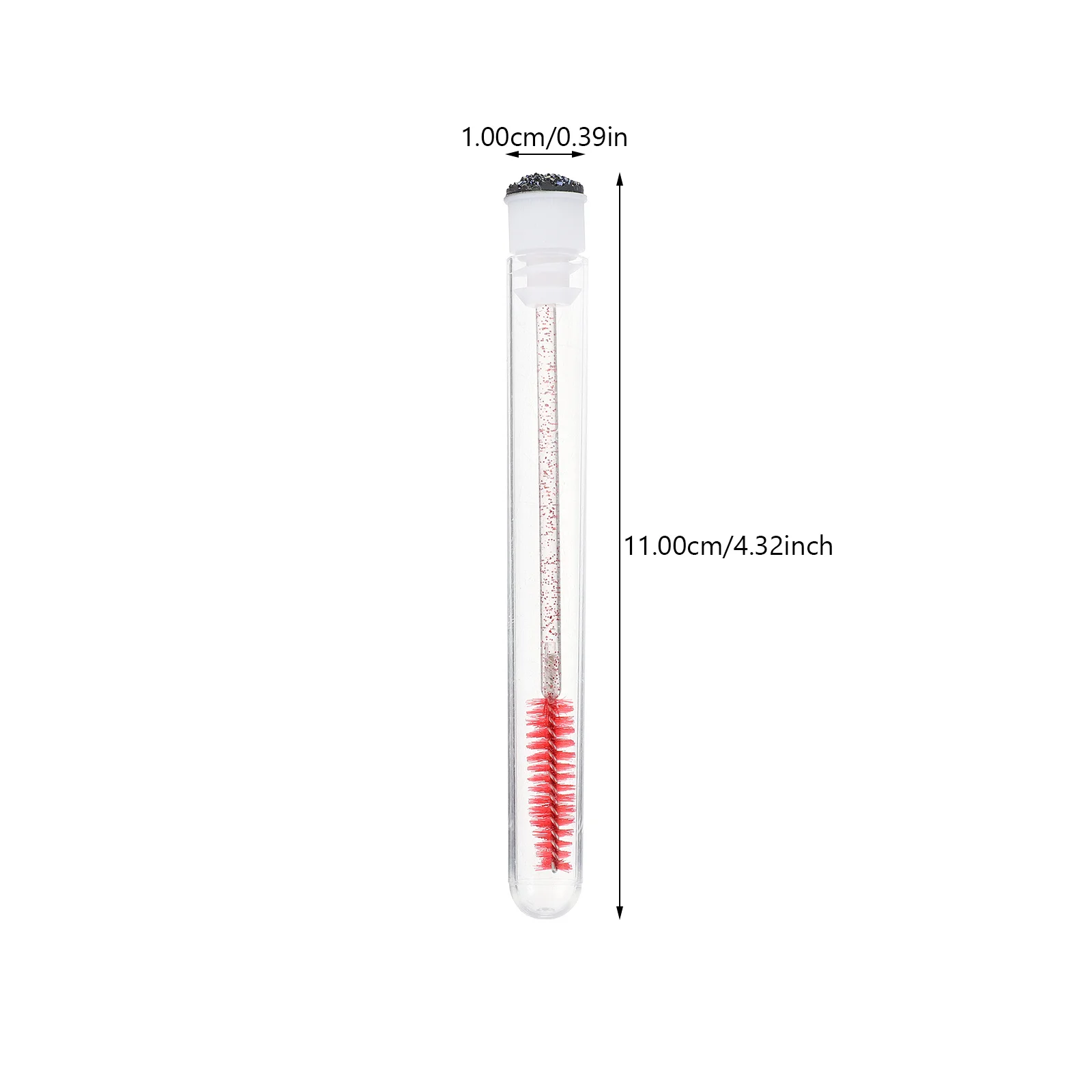 Brosses à cils compactes, Tubes de Mascara avec baguette ABS pour la croissance des cils, teinture des sourcils, crème de ligne des cheveux, outil de maquillage de voyage, 10 pièces