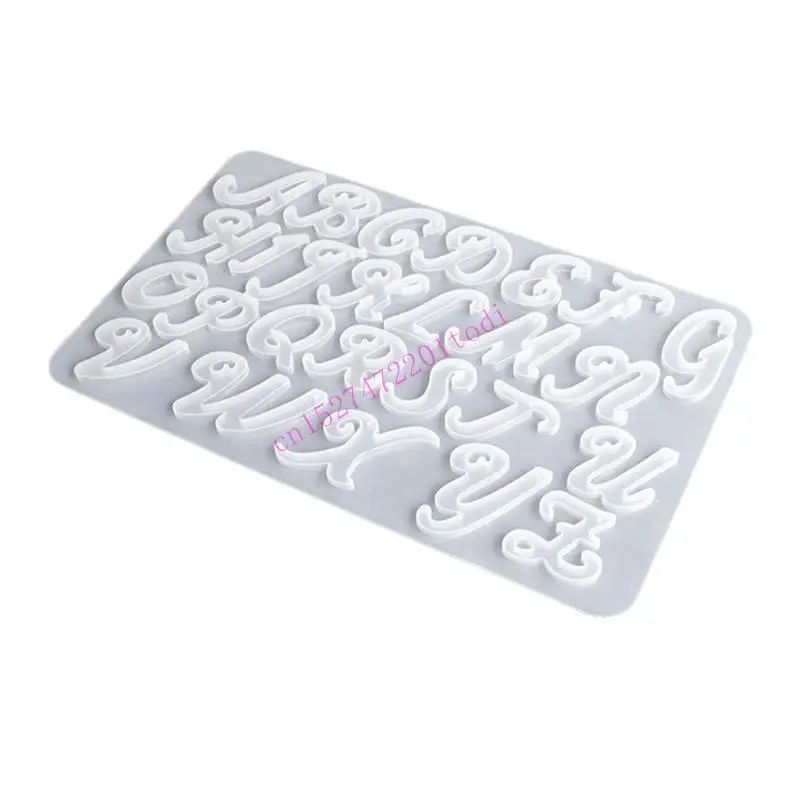 

Letter Ornament Epoxy Molds for Resin Keychain Making Reversed Silicone Molds for Epoxy Casting DIY Supply M76B