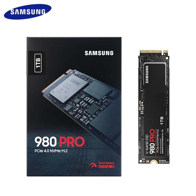 

SAMSUNG 980 Pro SSD NVMe M.2 2280 2TB 1TB Original PCIe 4.0 Hard Disk Drive 500GB Internal Solid State Drive for Laptop Desktop