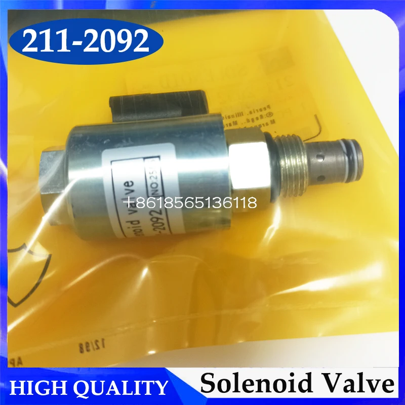 211-2092 2112092 Hydraulic Pump Solenoid Valve For 924G 924GZ 924H Excavator Main Pump Solenoid