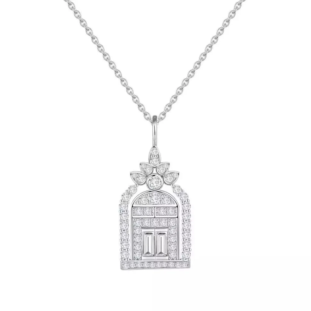 

Ворота счастья Light Luxury Sweet Premium 2025 Новый замок Универсальная цепочка на ключицу