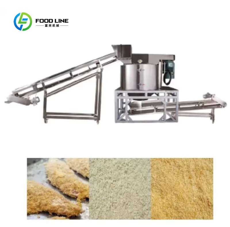 Customized Automatic Bread Crumb Production Line Efficient Food Processing Solution Stable Automatic Line for Food Factories