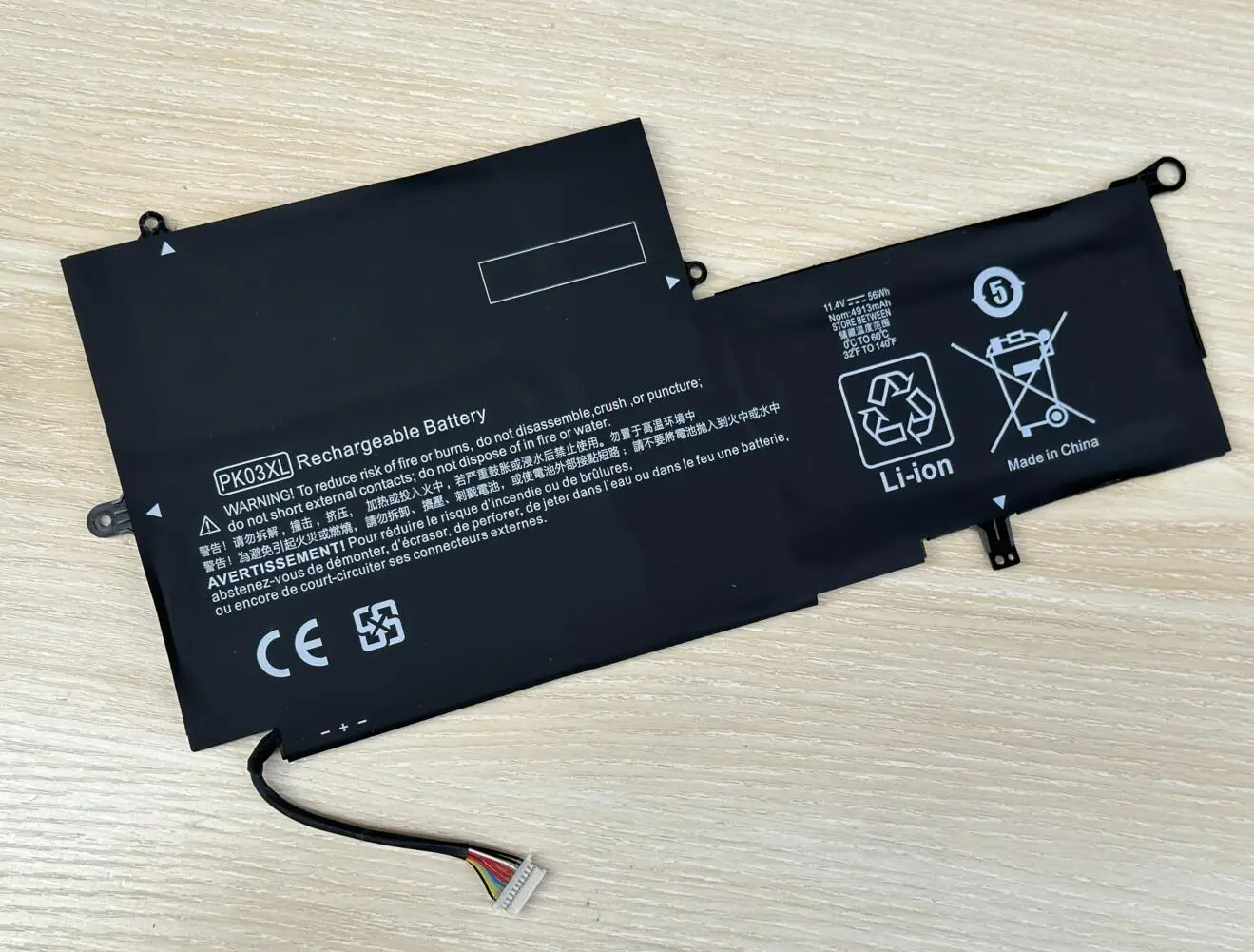 Battery PK03XL HSTNN-DB6S 789116-005 Laptop Battery For HP Spectre Pro X360 G1,13-4001DX,13-4113TU 13-4002NF 13-4101DX